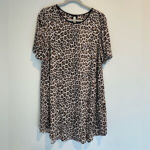 Kate Spade Leopard Animal Print Nightgown. Night Shirt. Wmn’s Small